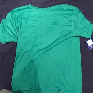 Green champion T shirt